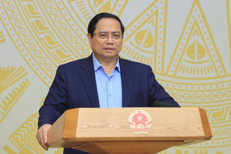 Thủ tướng Chính phủ Phạm Minh Chính phát biểu. Ảnh: VGP