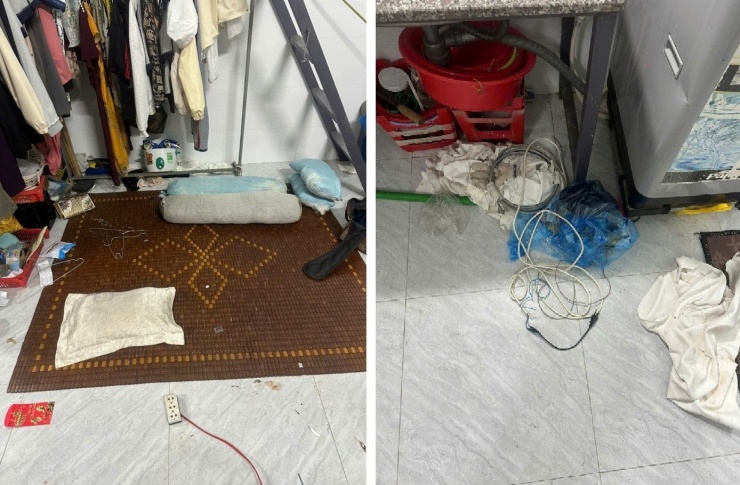 Hiện trường người phụ nữ bị điện giật nguy kịch