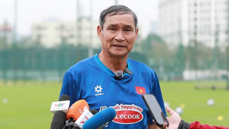 HLV Mai Đức Chung hài lòng với sự chuẩn bị (Ảnh: VFF)