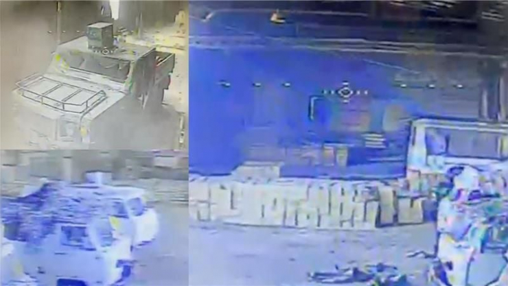 Ảnh cắt từ video vụ tấn công "kho báu Aladdin" bên trong lãnh thổ Nga do Ukraine cung cấp. Nguồn: Lữ đoàn tấn công đường không số 80 Galicia của Ukraine.