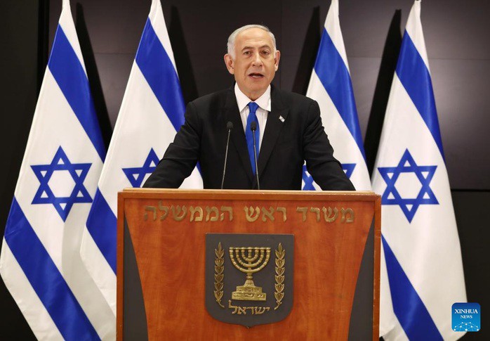 Thủ tướng Israel Benjamin Netanyahu. Ảnh: Tân Hoa Xã