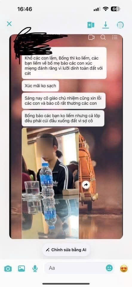 Hình ảnh đang lan truyền trên mạng xã hội (ảnh: MXH)