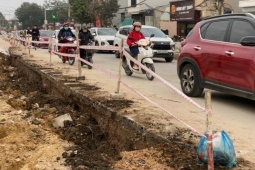 Dự án hơn 1000 tỷ đồng ở Thanh Hoá không rào chắn, người dân nơm nớp lo tai nạn