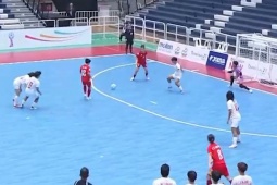 Trực tiếp bóng đá ĐT nữ Việt Nam - Myanmar: Hat-trick ấn định (Futsal nữ Đông Nam Á) (Hết giờ)