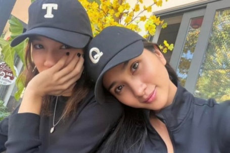 Thời trang được khen đẹp đôi của Kim Tuyến và bạn gái tin đồn