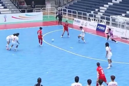 Trực tiếp bóng đá ĐT nữ Việt Nam - Myanmar: Hat-trick ấn định (Futsal nữ Đông Nam Á) (Hết giờ)