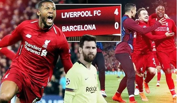 Một trận đấu đi vào lịch sử của Liverpool