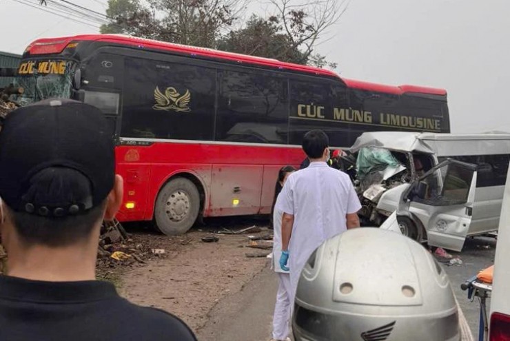 Tại nạn thảm khốc giữa 2 xe khách trên Quốc lộ 1A địa phận Lạng Sơn, nhiều người thương vong