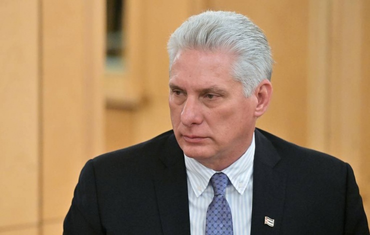 Chủ tịch Cuba Miguel Diaz-Canel. Ảnh: TASS