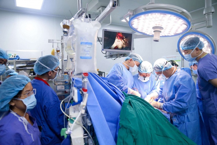 Bệnh viện Hữu nghị Việt Đức ghép tạng cho bệnh nhân. Ảnh: BVCC