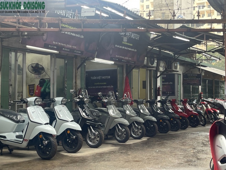 Đi dọc khu chợ vào buổi sáng rất yên ắng.