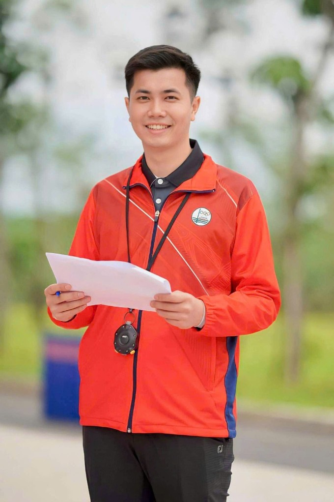 Thầy Phùng Hoài Nam, 26 tuổi, giảng viên môn Giáo dục thể chất, Đại học Quốc gia Hà Nội (VNU). Ảnh nhân vật cung cấp