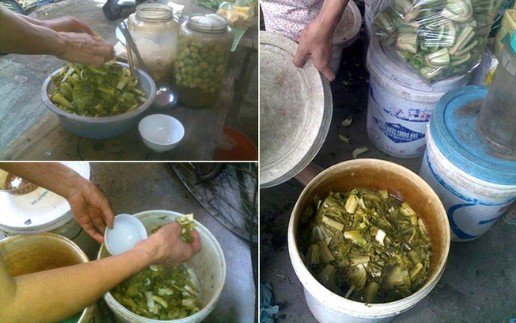 Thực phẩm muối chua chế biến không đúng cách tăng nguy cơ hình thành tế bào ung thư. Ảnh minh họa.