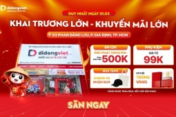 Di Động Việt khai trương cửa hàng mới tại TP.HCM: Nhận vàng may mắn, Samsung S25 Ultra và iPhone 17 Pro Max giá cực hời