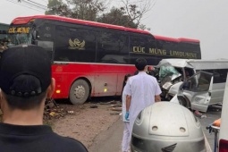 Tại nạn thảm khốc giữa 2 xe khách trên Quốc lộ 1A địa phận Lạng Sơn, nhiều người thương vong