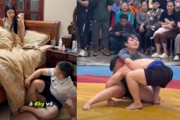 "Quỷ lùn" Hồng Sơn bị vợ xinh cho "ngủ gầm giường" 3 ngày 3 đêm vì đấu vật với hot girl