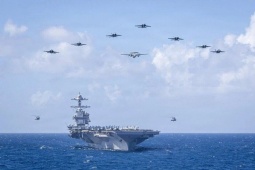 Siêu tàu sân bay Mỹ đến Israel, hàng loạt nước sơ tán công dân