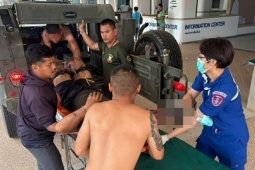 Lính Thái Lan mất chân vì đạp mìn gần biên giới với Campuchia