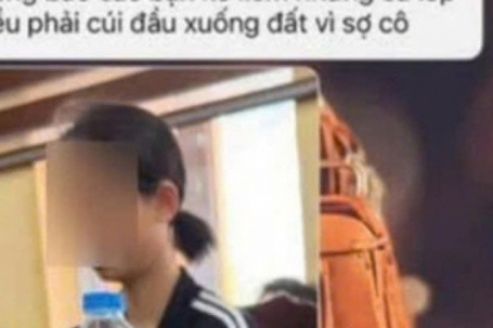 Tạm ngừng giảng dạy với cô giáo bị tố bắt học sinh "liếm đất" trong giờ học Đạo đức