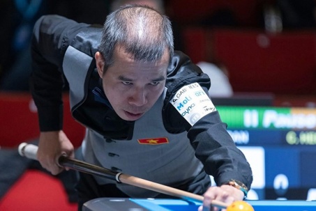 "Ông trùm bi-a" Quyết Chiến ngược dòng khó tin, thắng nhà vô địch World Cup