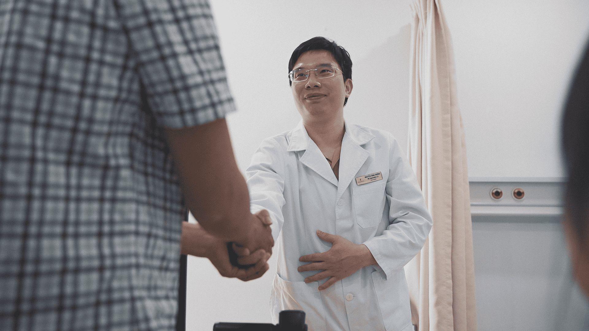 Anh T. gửi lời cảm ơn tới các bác sĩ Trung tâm Thần kinh Vinmec Times City.