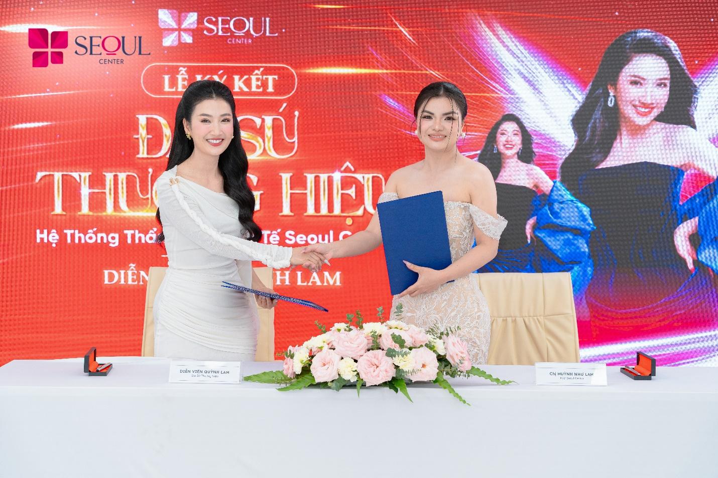 Diễn viên Quỳnh Lam chính thức trở thành Đại sứ thương hiệu của Thẩm mỹ viện Seoul Center