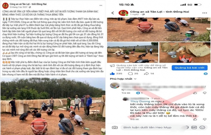 Tài khoản “Long Biker’s” bình luận xuyên tạc, xúc phạm lực lượng chức năng