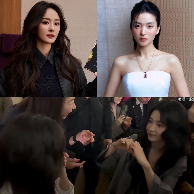 Tại sự kiện, hai mỹ nhân Hàn - Trung có khoảnh khắc "thả tim" qua lại gây sốt mạng xã hội. Sao nữ 25 21 chủ động thể hiện sự yêu thích tới tác phẩm Tam Sinh Tam Thế Thập Lý Đào Hoa của Dương Mịch.