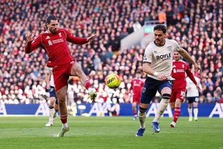 Trực tiếp bóng đá Liverpool - West Ham: Nyoni bỏ lỡ đáng tiếc (Ngoại hạng Anh) (Hết giờ)