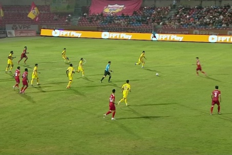 Video bóng đá Hà Tĩnh - Sông Lam Nghệ An: Siêu phẩm sút xa (V-League)