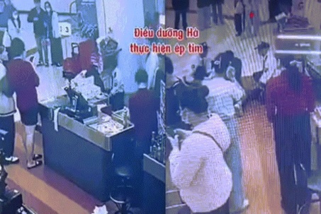 Bảo vệ thoát cửa tử nhờ được điều dưỡng ép tim ở siêu thị