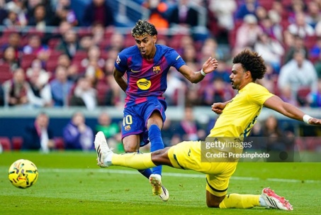 Video bóng đá Barcelona - Villarreal: Tưng bừng Yamal ghi hat-trick (La Liga)