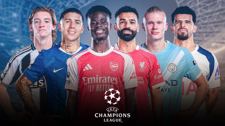 6 đội bóng Anh góp mặt tại vòng 1/8 Champions League