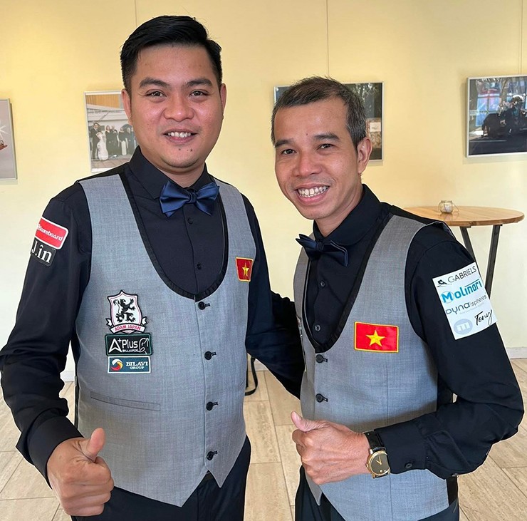 Tuyển Billiards Việt Nam vào tứ kết giải đồng đội thế giới