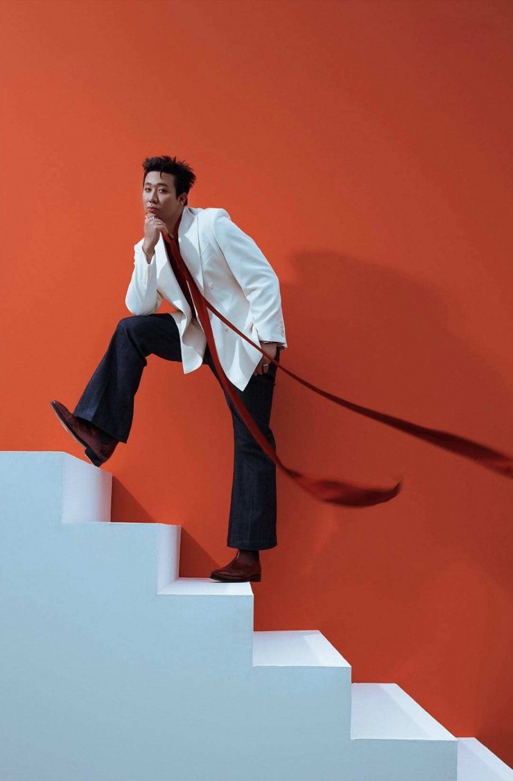 Trấn Thành cho biết không được ai nâng đỡ khi vào showbiz. Ảnh: FBNV