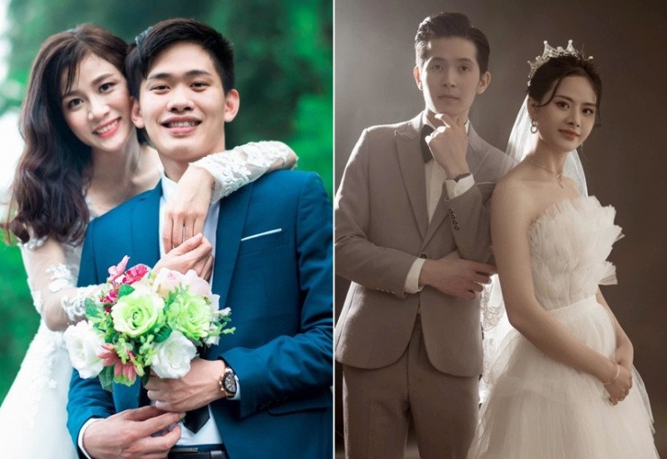 Vợ chồng Trọng Trưởng và vợ chồng Trọng Mạnh (từ trái sang)