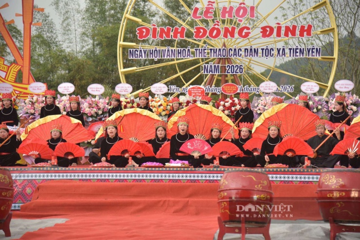 Lễ hội đình Đồng Đình - Ngày hội Văn hóa thể thao các dân tộc xã Tiên Yên năm 2026. Ảnh: Bùi My