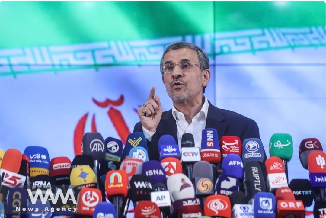 Cựu Tổng thống Iran Mahmoud Ahmadinejad. Ảnh: WANA