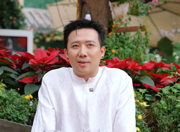 Trấn Thành trong show Thử thật thách. Ảnh: Chụp màn hình