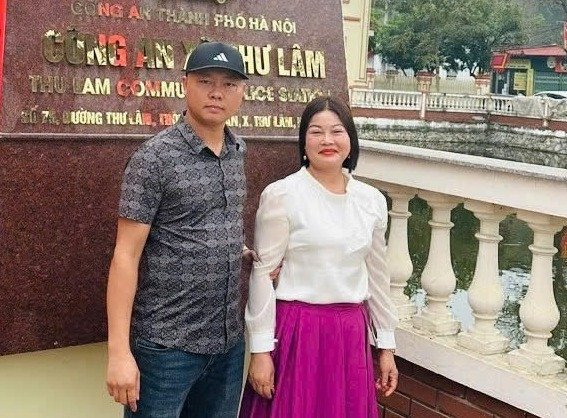 Nguyễn Thị Sâm bị lực lượng công an bắt giữ. Ảnh: CACC