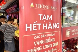 Nhiều thương hiệu báo hết vàng nhẫn