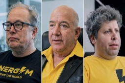 Quảng cáo gây sốt với viễn cảnh 'CEO công nghệ già đi, AI thống trị'