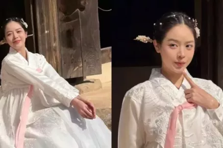 Hoa hậu Thanh Thủy được khen "như xé truyện bước ra" trong trang phục hanbok
