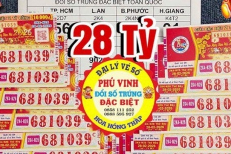 Xổ số miền Nam: Sáng 1-3, lộ diện khách hàng trúng độc đắc 18 vé Bình Phước và Long An