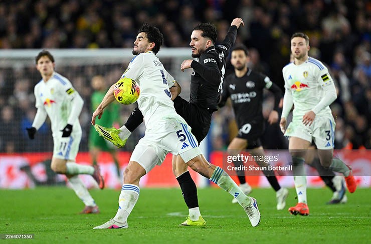 Trực tiếp bóng đá Leeds - Man City: Thẻ đỏ cuối trận, kết quả không thay đổi (Hết giờ) - 3