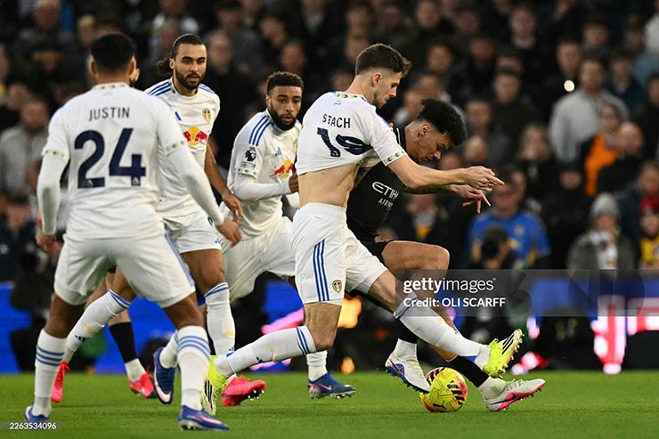 Trực tiếp bóng đá Leeds - Man City: Thẻ đỏ cuối trận, kết quả không thay đổi (Hết giờ) - 6