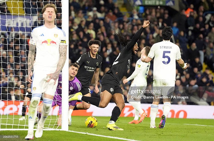 Trực tiếp bóng đá Leeds - Man City: Thẻ đỏ cuối trận, kết quả không thay đổi (Hết giờ) - 4
