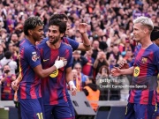 Nóng bảng xếp hạng La Liga: Barcelona thắng lớn, bỏ xa Real Madrid