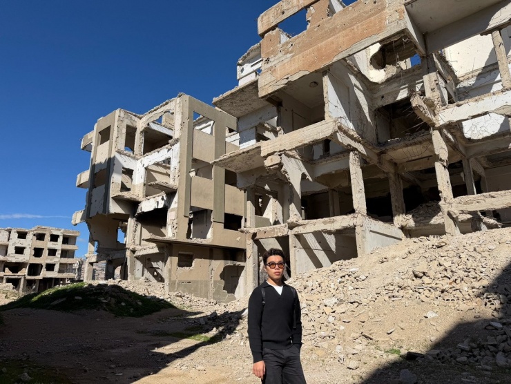 Blogger Vũ Anh Duy cập nhật hình ảnh ở Syria.