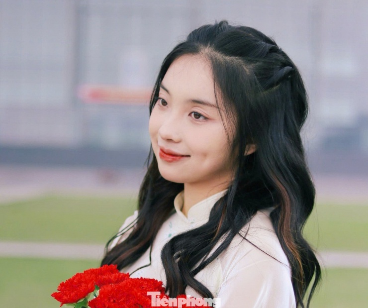 Nguyễn Thị Cẩm Ly là bạn nữ thứ 2 trong tỉnh Bắc Ninh tình nguyện đi nghĩa vụ Công an.